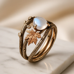Ring mit Mondstein – Ansicht 2