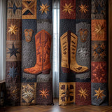 Gesteppte Vorhänge – Rodeo-Patchwork