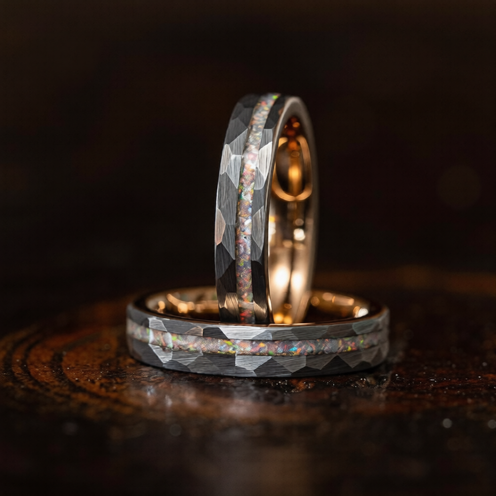 Schmiede – Ring aus Wolframkarbid – Ansicht 2