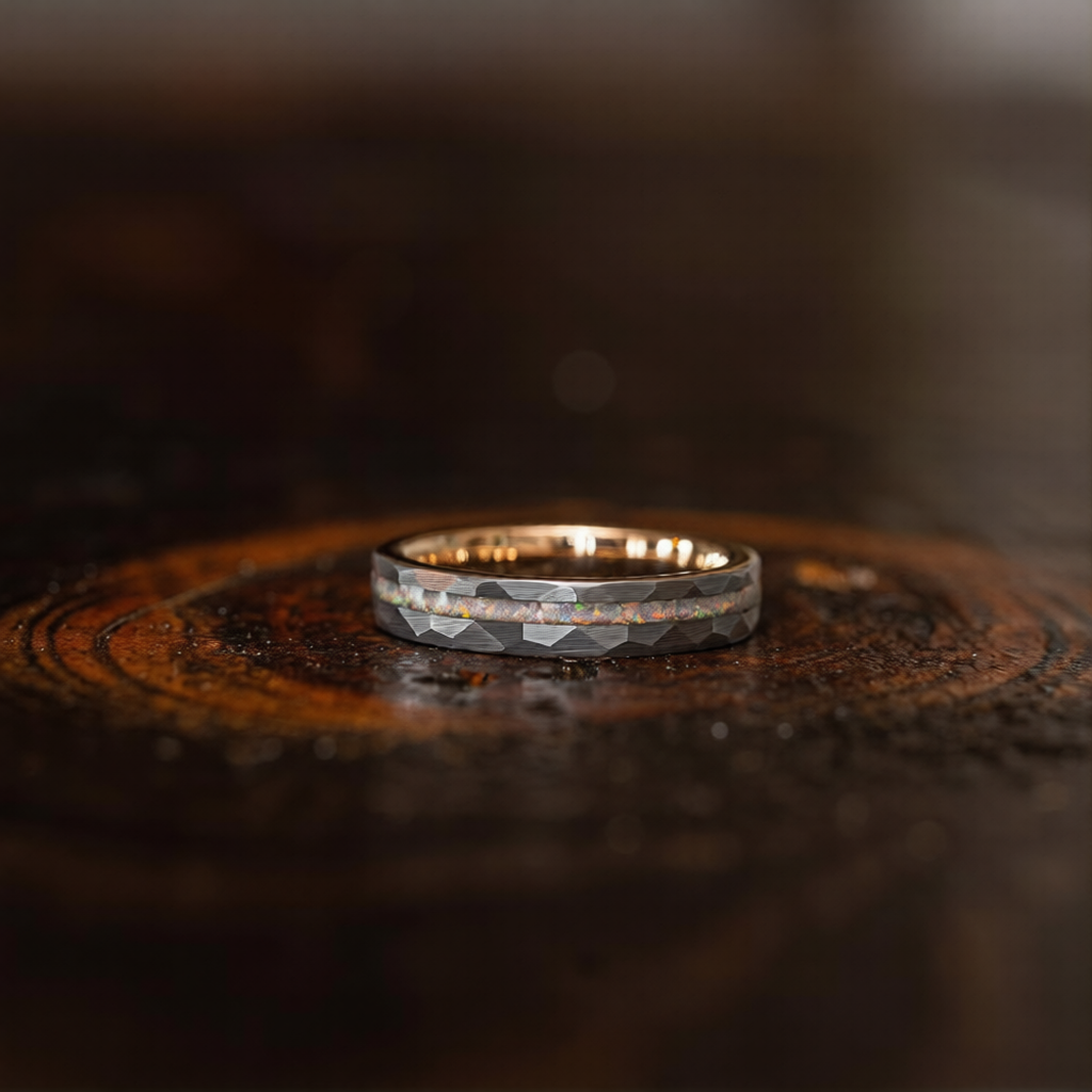 Schmiede – Ring aus Wolframkarbid – Ansicht 4