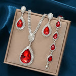 Schmuckset Thalira in Weißgold