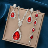 Schmuckset Thalira in Weißgold