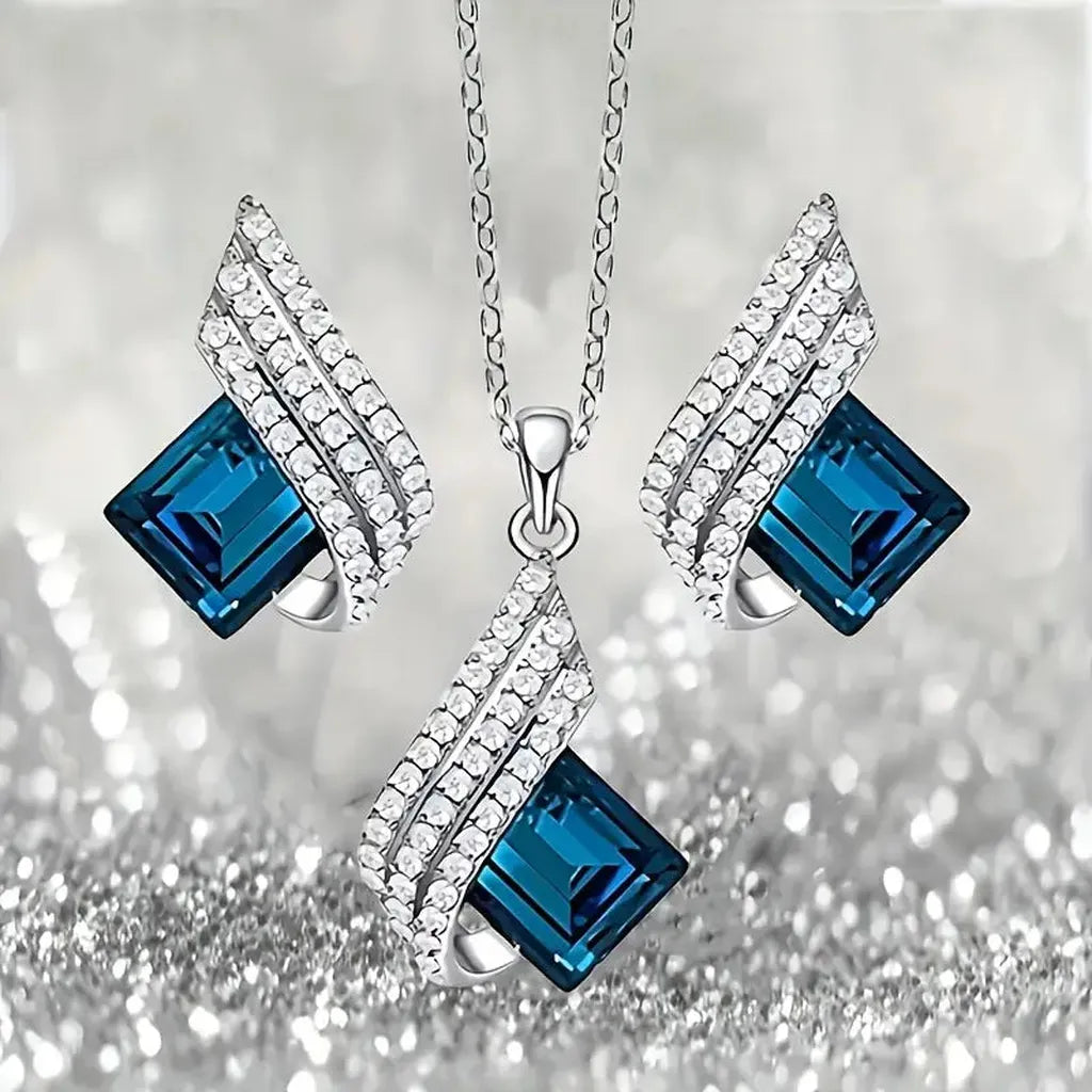 Schmuckset „Wien“ in Weißgold