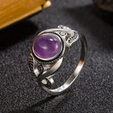 Schwesternring mit Amethyst