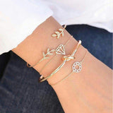 Set aus glitzernden Armbändern – Ansicht 2