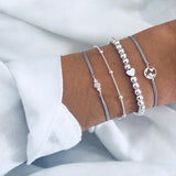 Set aus glitzernden Armbändern – Ansicht 3