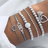Set aus glitzernden Armbändern – Ansicht 5