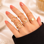 Set mit 11 Retro-Ringen – Ansicht 3