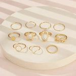 Set mit 11 Retro-Ringen – Ansicht 4