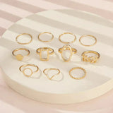 Set mit 11 Retro-Ringen – Ansicht 4