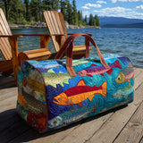 Gesteppte Reisetasche – Fang am Bach