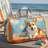 Gesteppte Reisetasche – Sonniges Lächeln