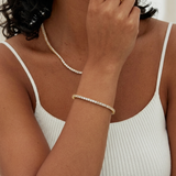 Tennisarmband in Gold – Ansicht 3