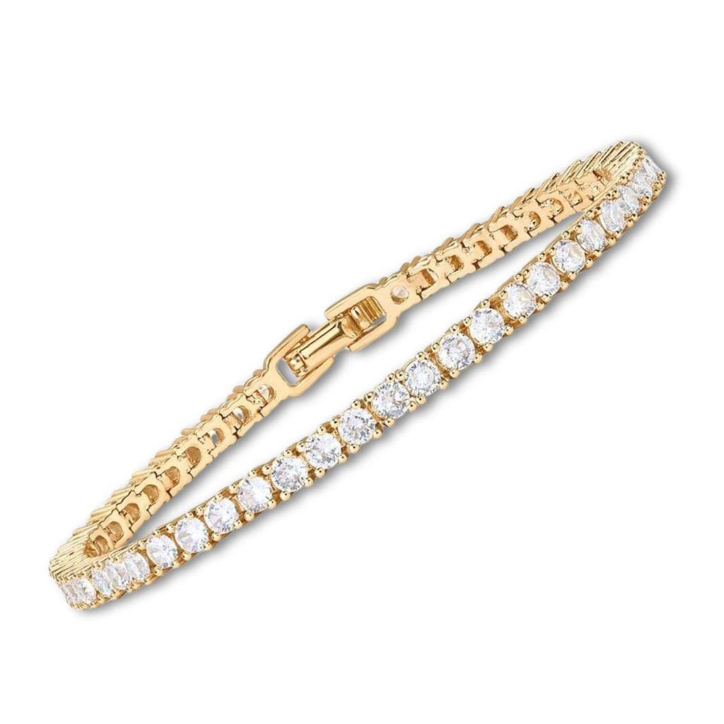 Tennisarmband in Gold – Ansicht 4