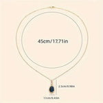 Halskette Thessia Lunebray in Gold – Ansicht 5