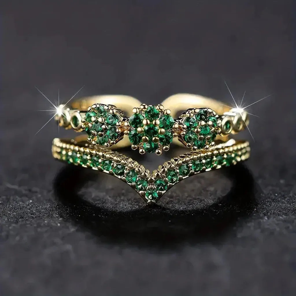 Ring mit Smaragd