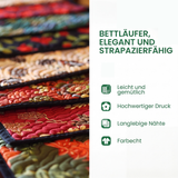 Gesteppter Bettläufer – Meeresschildkröte mit Küstenmuscheln