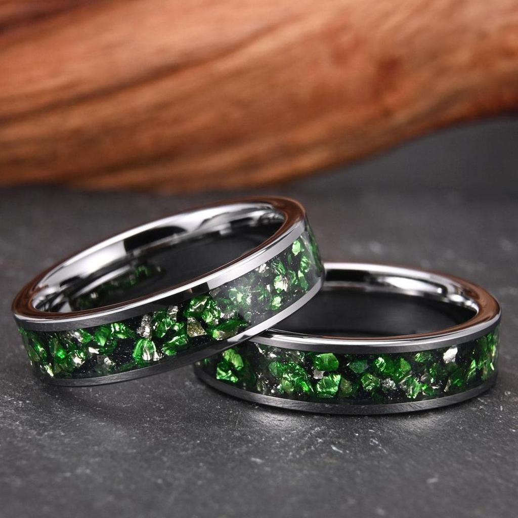 Viridian – Ring aus Wolframkarbid – Ansicht 2
