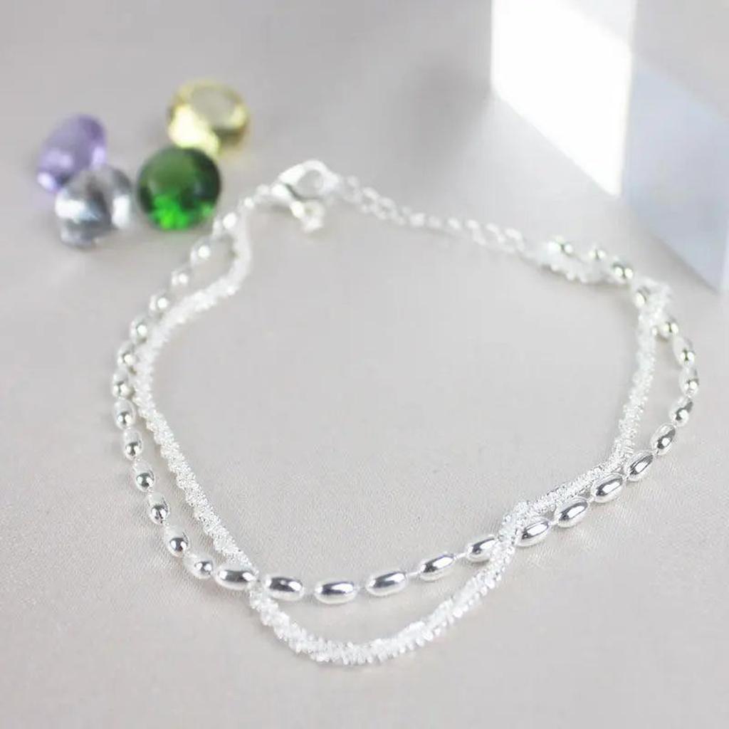 Weißgold-Armband mit Zirkonia – Ansicht 2
