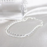 Weißgold-Armband mit Zirkonia – Ansicht 5