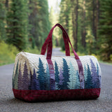Gesteppte Reisetasche – Winterwald
