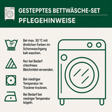 3-teiliges gestepptes Bettwäsche-Set – Weihnachtsmann-Labor