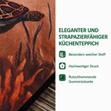 Rutschfester Küchenteppich – mit Wellenreise