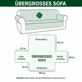 Gesteppter Sofabezug – mit rustikalen Pfötchen