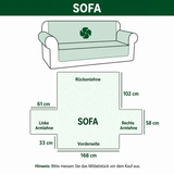 Gesteppter Sofabezug – für Leseecke