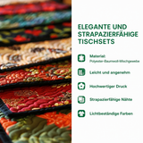 Gesteppte Tischsets – Liebevolle Lagen