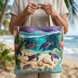 Handgefertigte Stepptasche – Zauber der Lagune