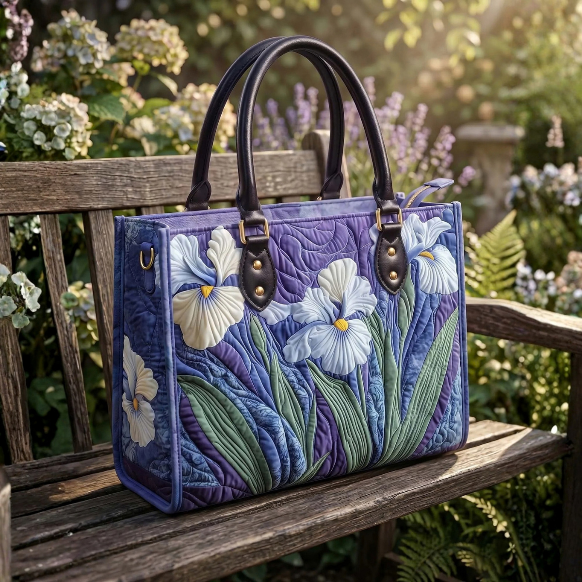 Stepptasche Iris – gesteppte Henkeltasche für Damen