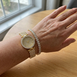 Set aus Uhr und Armband „Luxe Radiance“ in Gold