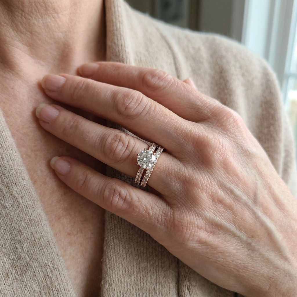 Ring-Set „Ewigkeit“ in Gold, Ansicht 7